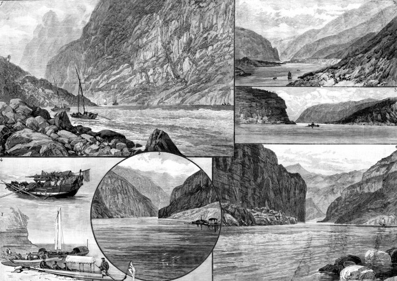Sketches on the Yangtsze River, China, 1890. Creator: Unknown.