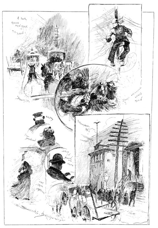 Our Artist in America: a look round New York in the snow, (1890). Creator: Unknown.