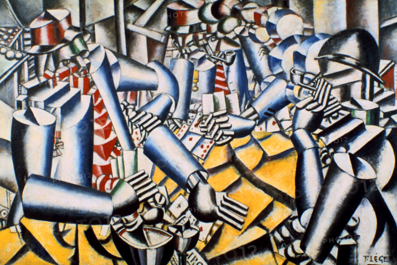 'Soldiers Playing at Cards', 1917.  Creator: Fernand Leger.