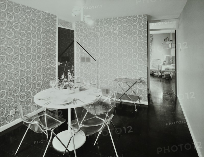 45 Enfield Chase, Houghton Regis, Dunstable, Bedfordshire: dining room, 1971. Creator: Unknown.