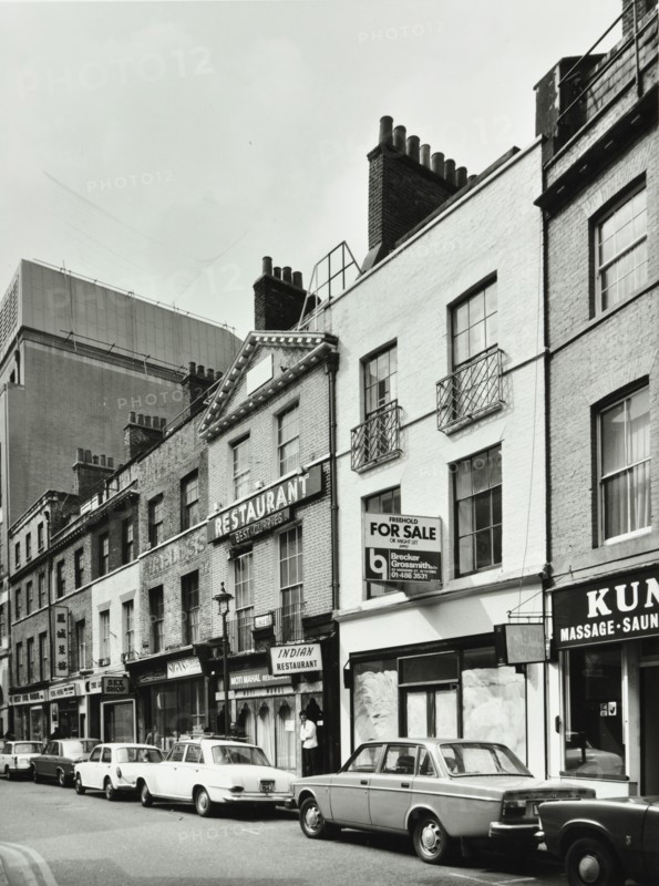 14-19 Lisle Street, Westminster LB, London: front elevations, 1975. Creator: Unknown.