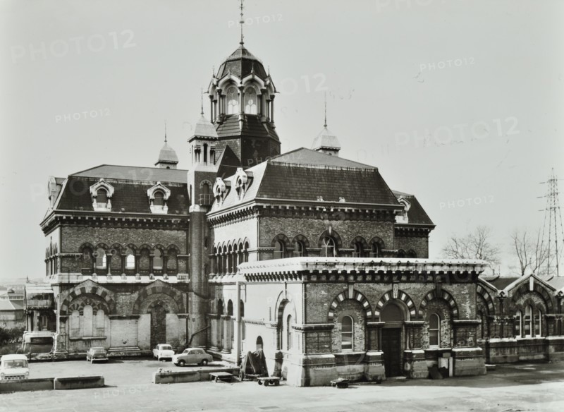 Abbey Mills Pumping Station, Newham, London: exterior, 1968. Creator: Unknown.