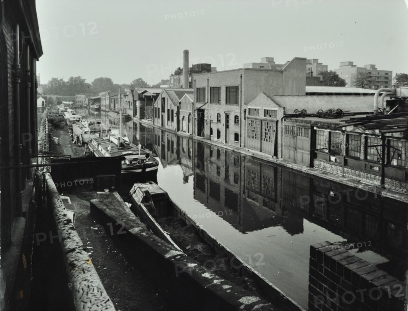 149-157 Harrow Road, Westminster LB, London: elevation to Regent's Canal, 1964. Creator: Unknown.