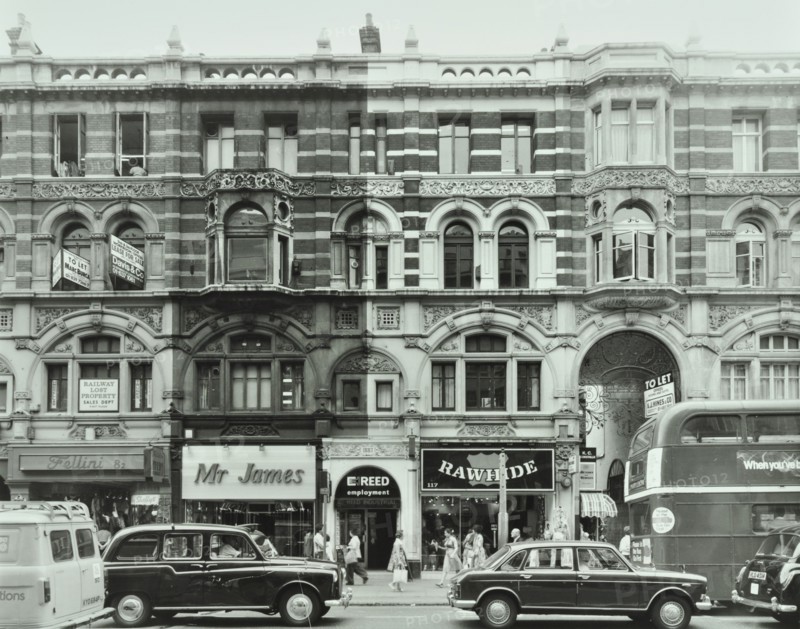113-117 Oxford Street, London: front elevations, 1976. Creator: Unknown.