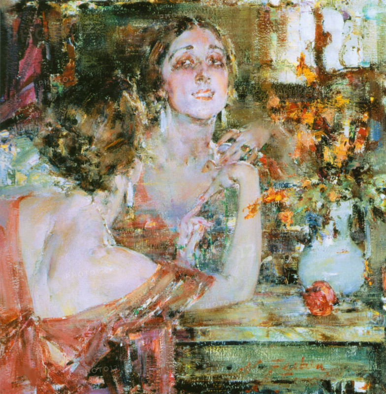 Portrait of the ballet dancer Vera Fokina (1886-1958), 1923-1925.