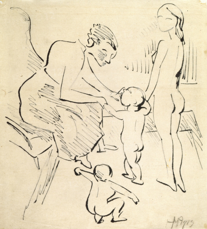 'The Family', 1913.  Creator: Max Pechstein.