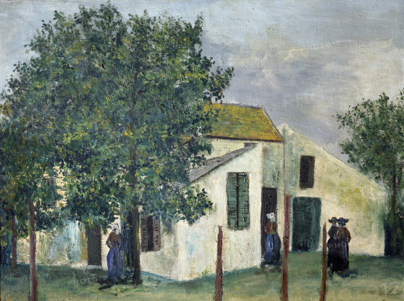 'A White House', 1911-1912. Creator: Maurice Utrillo.