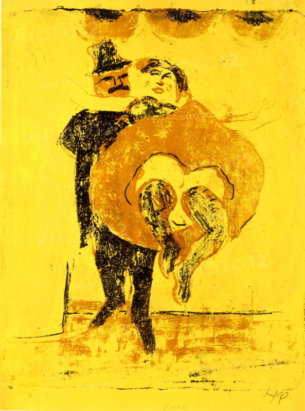 The dancing couple, 1909. Creator: Max Pechstein.