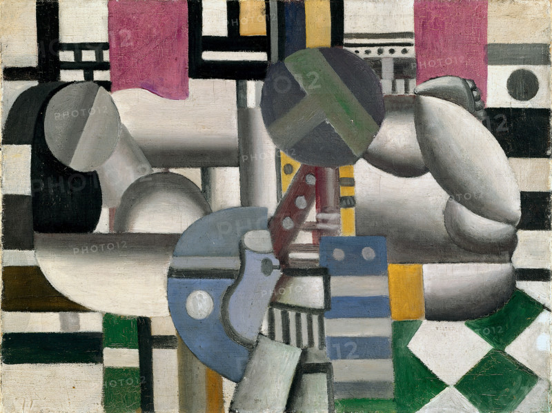 Woman with Still Life (Femme et nature morte), 1921. Creator: Fernand Leger.