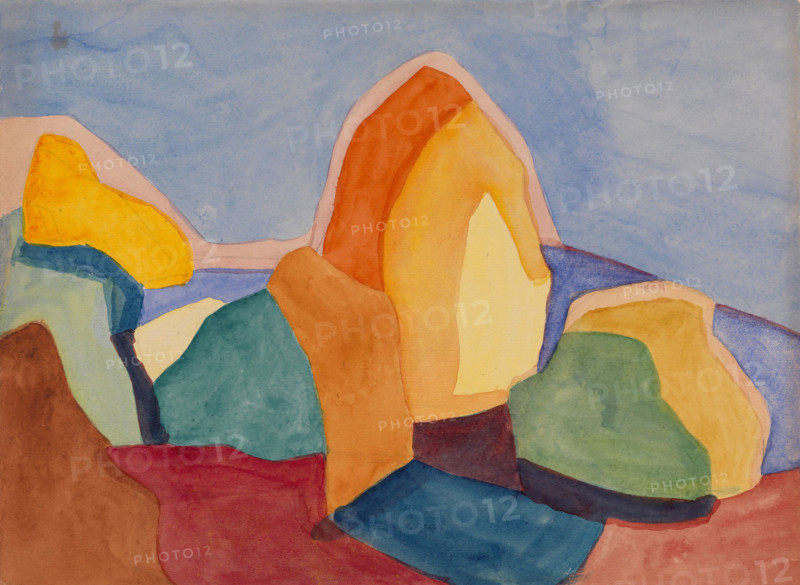 Landscape, 1927. Creator: Ksenija Vladimirovna Ender.