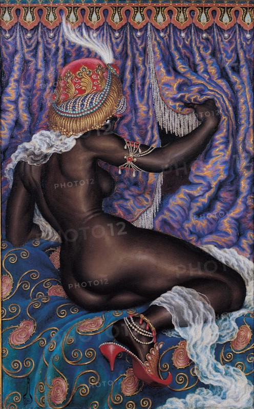Négresse, 1927. Creator: Nikolay Kalmakov.