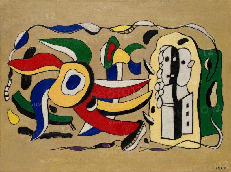 Composition murale, 1937. Creator: Fernand Leger.