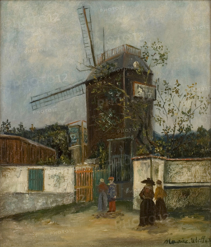Le Moulin de La Galette, c. 1912. Creator: Maurice Utrillo.