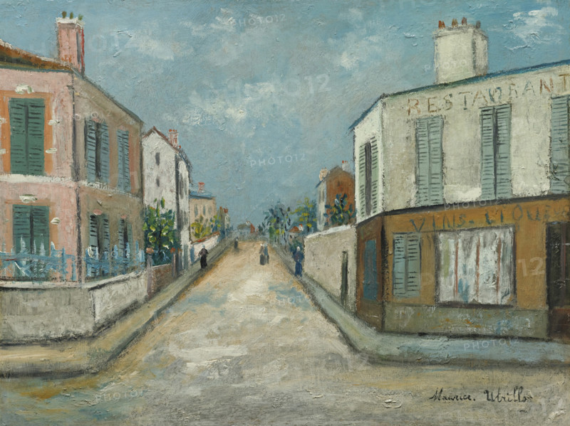 Rue de la Banlieue, 1912-1914. Creator: Maurice Utrillo.