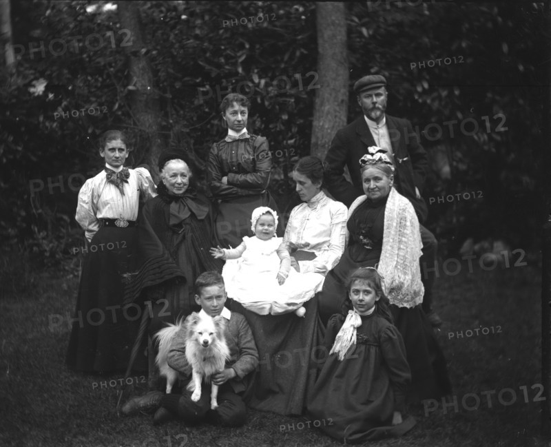 Elizabeth Esplain L'Estrange, Aunt Minnie Henderson, Emily Francis L'Estrange..., 1897. Creator: Robert Augustus Henry L'Estrange.
