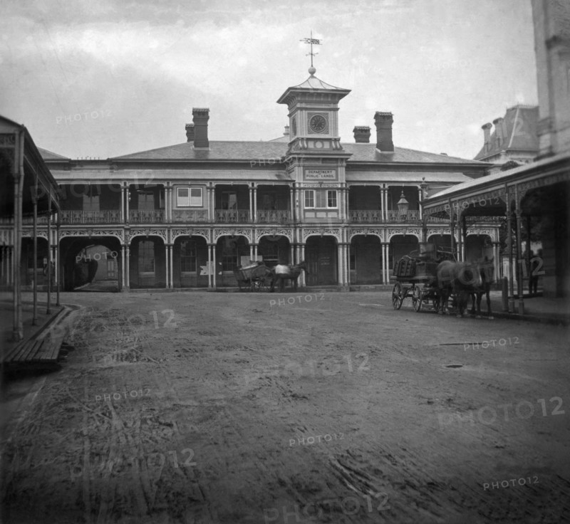Department of Public Lands Building (Brisbane, Queensland) George Street, c1888. Creator: Robert Augustus Henry L'Estrange.