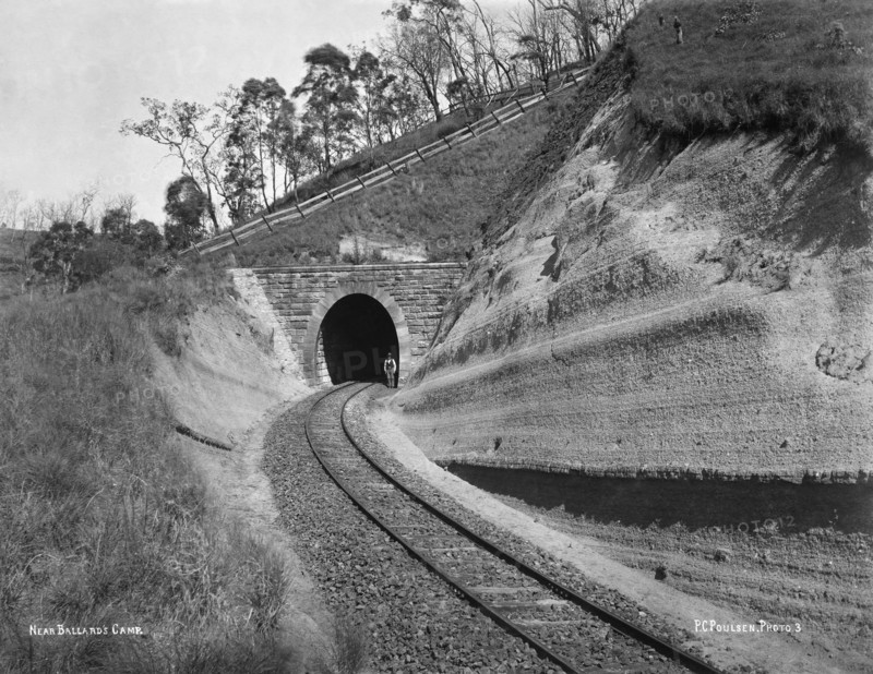 Toowoomba Range near Ballard's Camp, c1894. Creator: Poul C Poulsen.