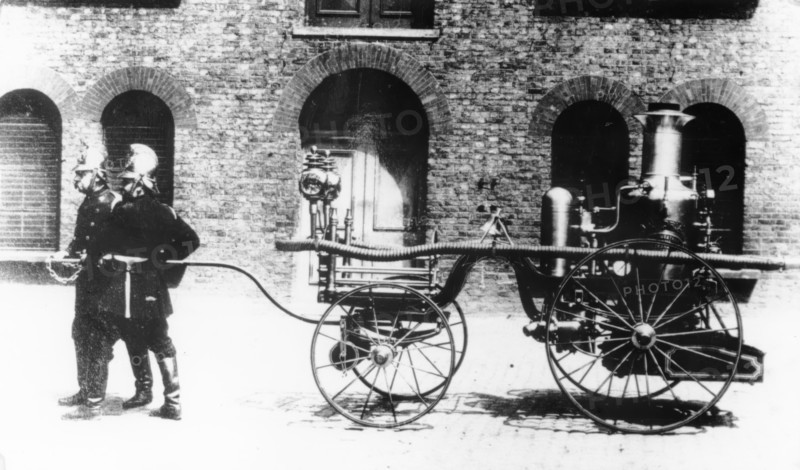 Early Fire Engine, c1890s. Creator: Unknown.