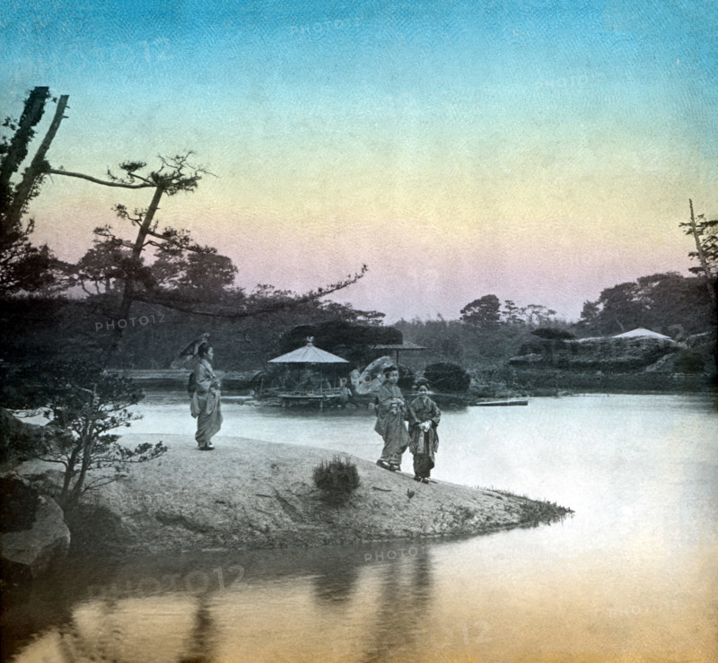 Korakuen garden of Okayama, 1890. Creator: Unknown.