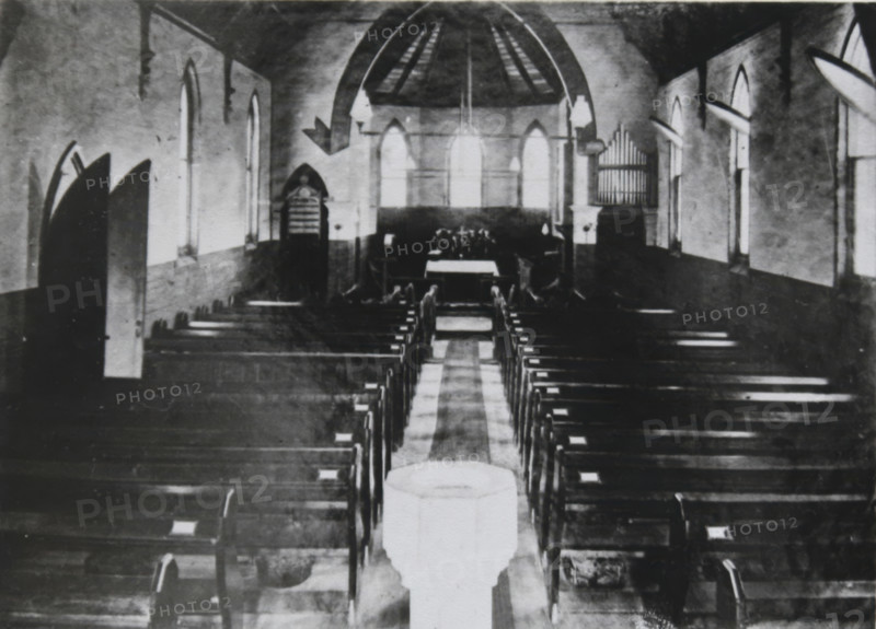 Interior of St. Clement's Church, Mosman, c1890. Creator: Unknown.