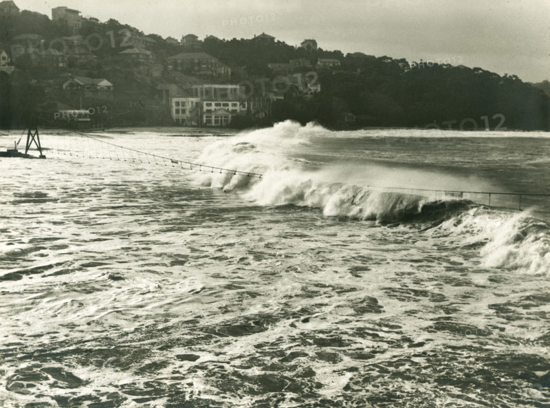 Heavy seas at Balmoral, c1950. Creator: Unknown.