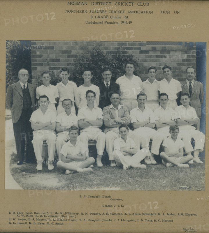 Mosman District Cricket Club. Creator: Unknown.