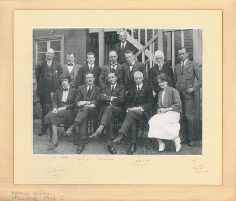Council Office Staff, 1922-1923 Creator: Unknown.