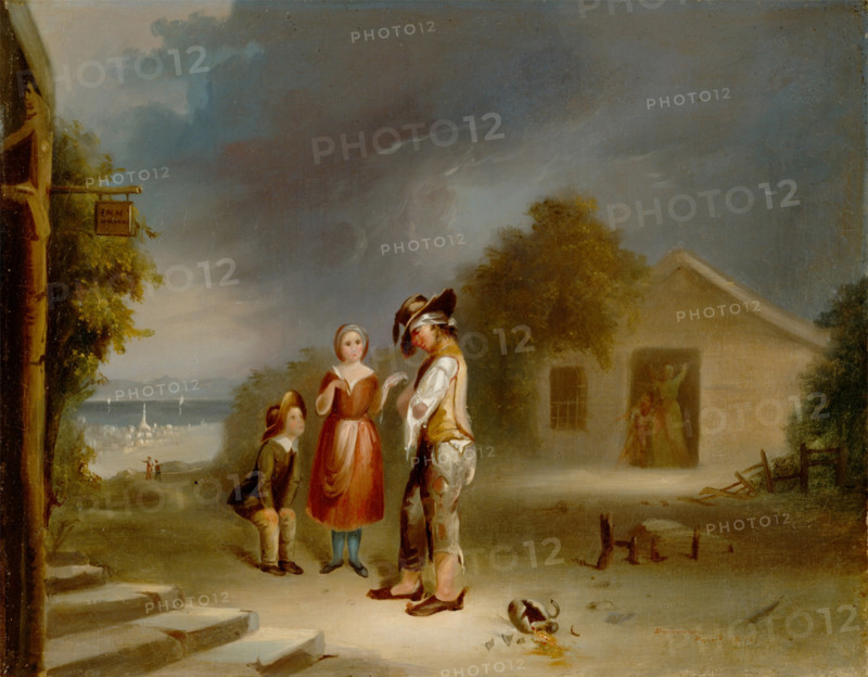 The Drunkard's Plight, 1845. Creator: Robert Seldon Duncanson.