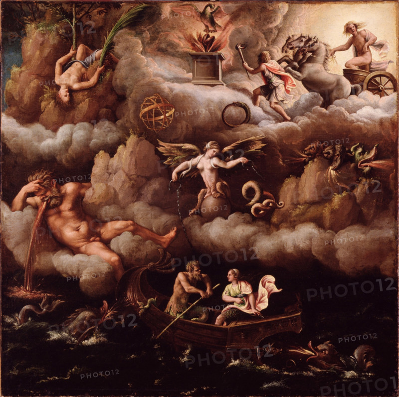 An Allegory of Immortality, c1540. Creator: Giulio Romano.
