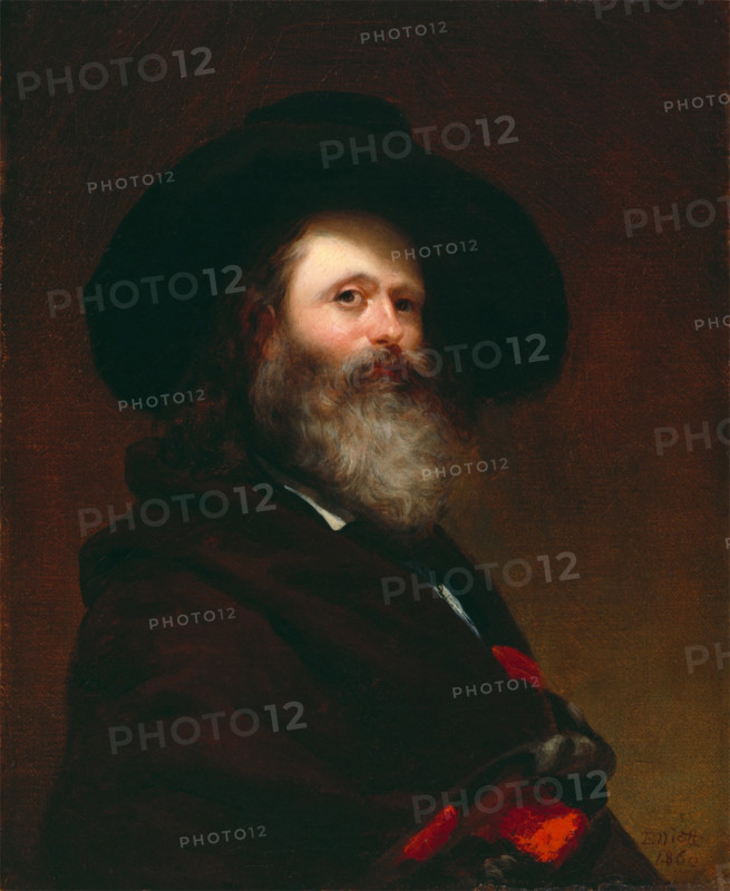 Self Portrait, 1860. Creator: Charles Loring Elliott.