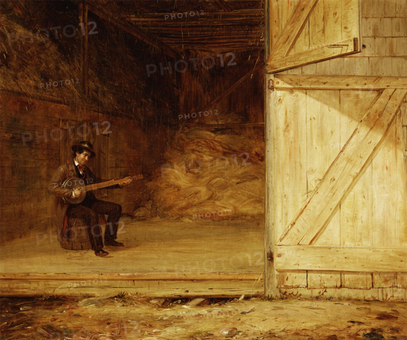 The Banjo Player, between 1850 and 1855. Creator: William Sidney Mount.