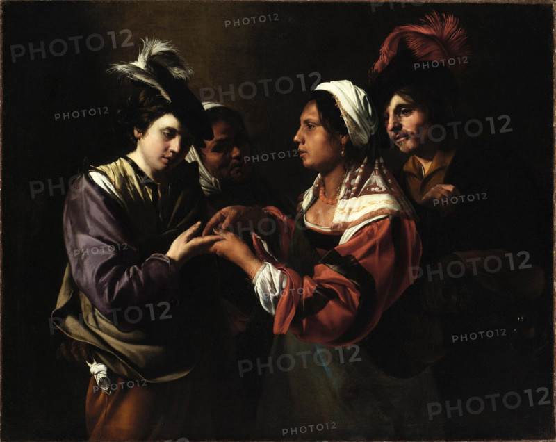 The Fortune Teller, c.between 1616 and 1617. Creator: Bartolomeo Manfredi.