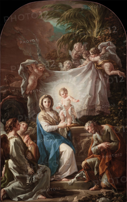 Rest on the Flight into Egypt, between 1764 and 1765. Creator: Corrado Giaquinto.