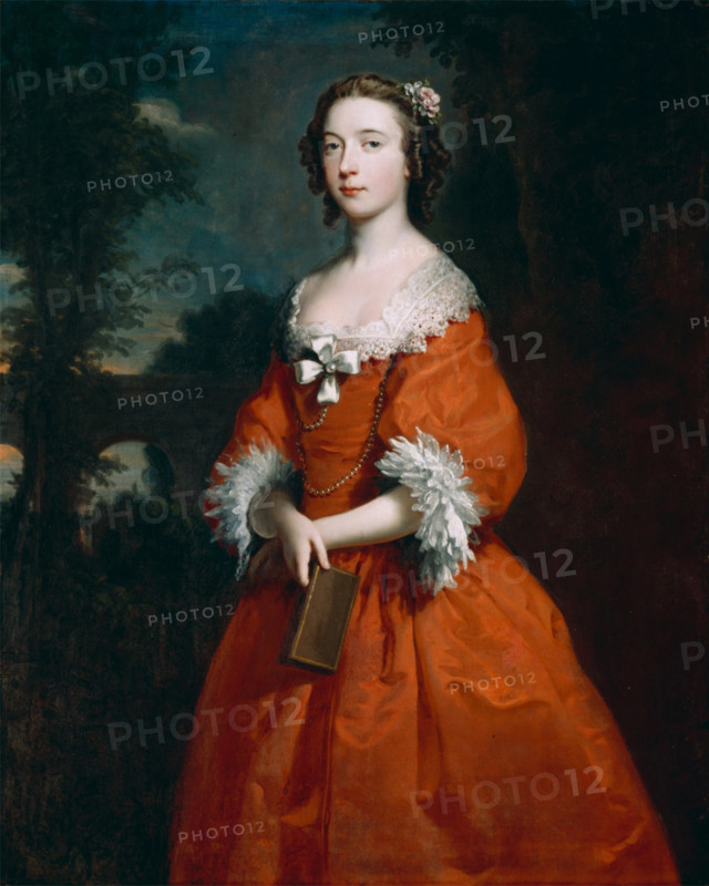 Miss Hamilton, c.between 1735 and 1745. Creator: Joseph Highmore.