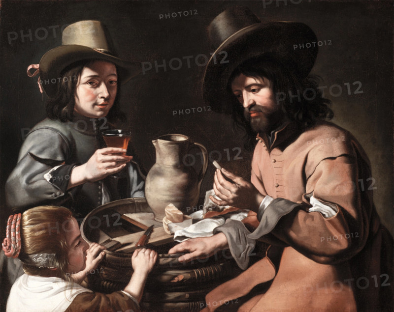 A Peasant Family, c1650. Creator: Master of the Games.