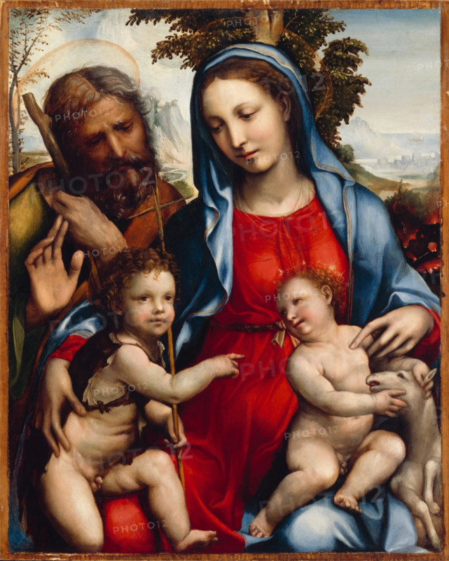 The Holy Family and St. John, between 1477 and 1549. Creator: Sodoma.