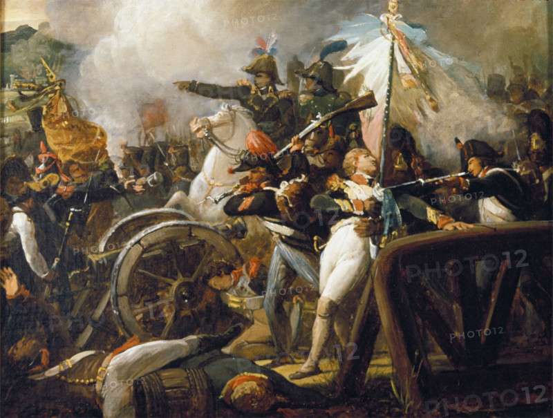 Battle on a Bridge, c1820-1870. Creator: Jean-Victor Schnetz.