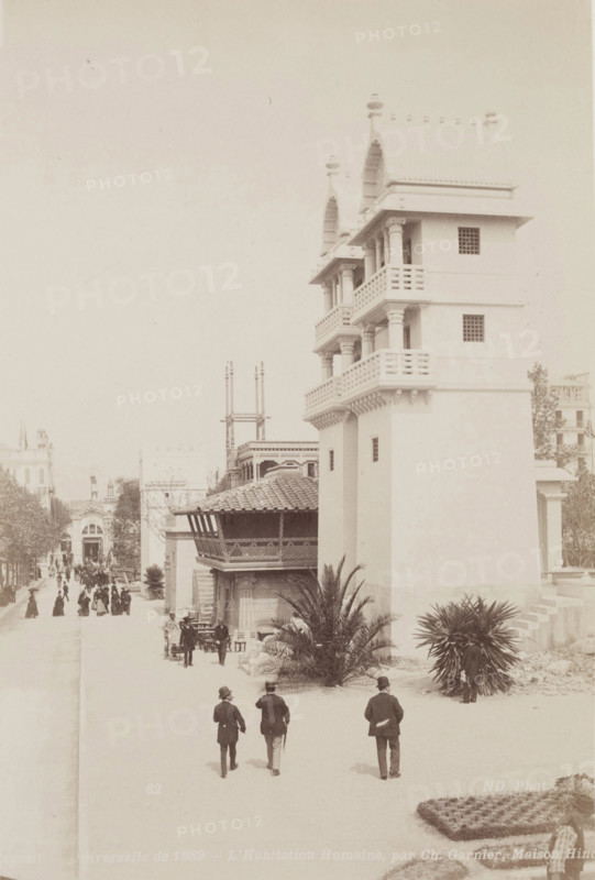 Hindu's House, Habitations of Man, Universal Exposition, Paris, 1889. Creator: Unknown.