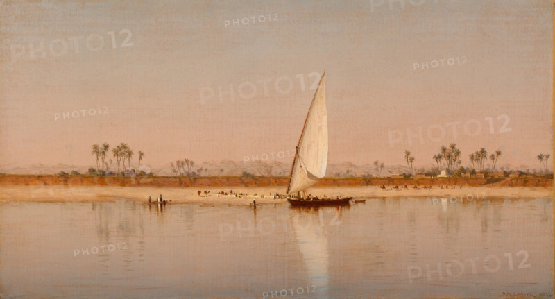 On the Nile, 1872. Creator: Sanford Robinson Gifford.