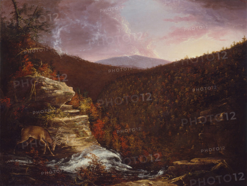 From the Top of Kaaterskill Falls, 1826. Creator: Thomas Cole.