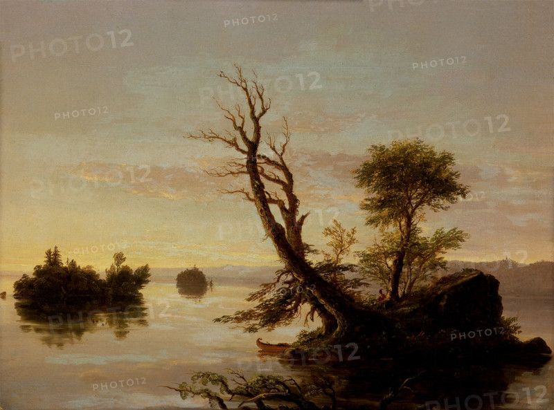 American Lake Scene, 1844. Creator: Thomas Cole.