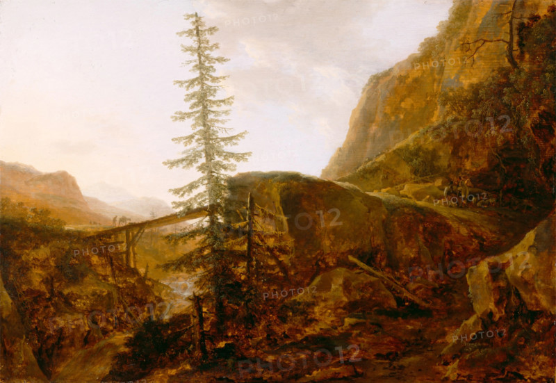 A Pass in the Apennines, between 1655 and 1660. Creator: Jan Wils.