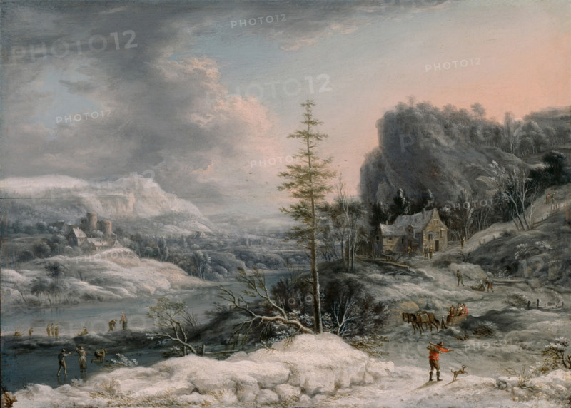 A Winter Scene, c1700. Creator: Jan Griffier I.