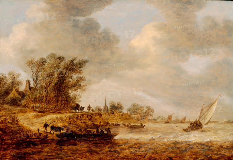 A Windy Day, 1651. Creator: Jan van Goyen.