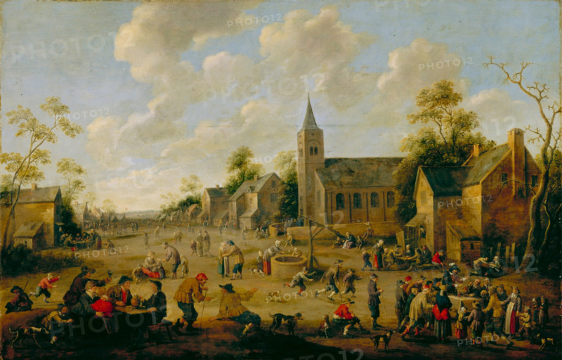 A Village Festival, c1645. Creator: Joost Cornelisz Droochsloot.