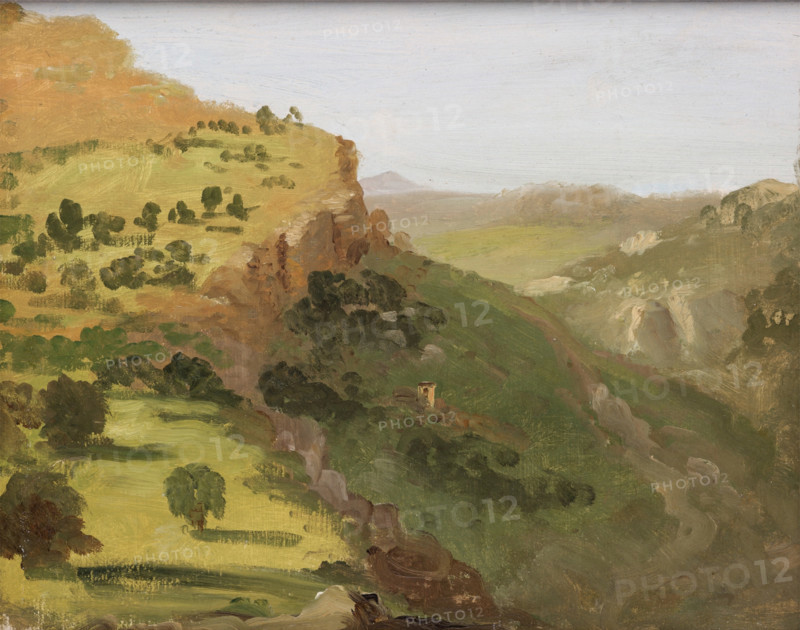 Italian Landscape, 1841 or 1842. Creator: Thomas Cole.