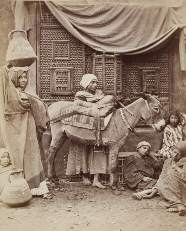 Donkey Boys, 19th century. Creator: Anon.