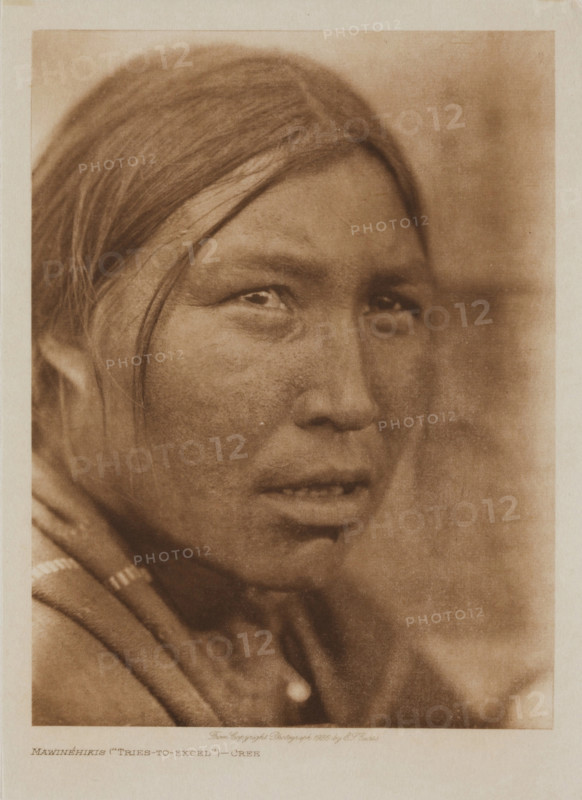 Mawinehikis ("Tries-to-Excel"), Cree, 1926. Creator: Edward Sheriff Curtis.