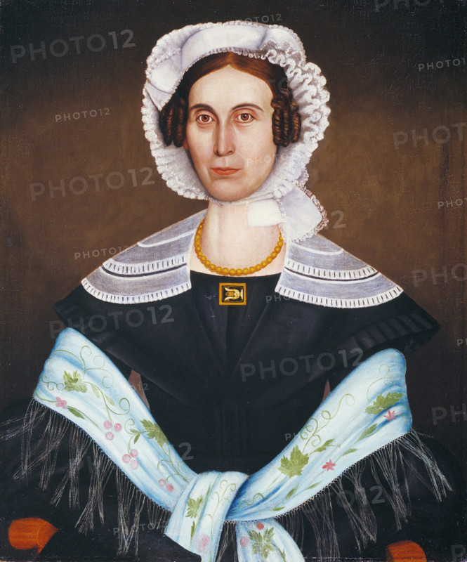 Mary P. Fiske, 1838. Creator: John Wilkie.