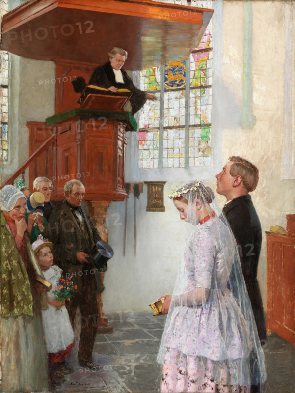 The Wedding, c1900. Creator: Gari Melchers.